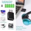 3 IN 1 Wireless V5.0 USB Audio Transmitter Receiver EDR Adapter Music Streaming For TV PC Headphones