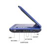DBPOWER 12" Portable DVD Player with 5-Hour Rechargeable Battery, 10" Swivel Display Screen, SD / USB Port, with 1.8 Meter Car Charger, Power Adaptor