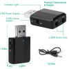 3 IN 1 Wireless V5.0 USB Audio Transmitter Receiver EDR Adapter Music Streaming For TV PC Headphones