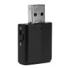 3 IN 1 Wireless V5.0 USB Audio Transmitter Receiver EDR Adapter Music Streaming For TV PC Headphones