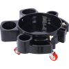 Bucket Dolly 5 Gallon Rolling Bucket Dolly with 5 Rolling Swivel Casters,Removable Bucket Dolly for Car Wash Professional Detailing for Car Washing De