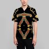 Cross-border European and American new foreign trade men's casual shirts ring line short-sleeved 3D printing men's shirts