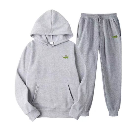 Men's Fashion Casual Tracksuit High Quality Men's Suit 2 Piece Hoodie Pullover Sports Clothes Sweatshirt Jogging Set Man