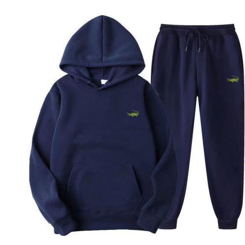 Men's Fashion Casual Tracksuit High Quality Men's Suit 2 Piece Hoodie Pullover Sports Clothes Sweatshirt Jogging Set Man