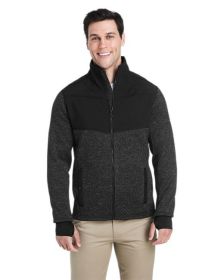 Men's Passage Sweater Jacket - BLACK POWDR/ BLK - S (Color: BLACK POWDR/ BLK, size: 2XL)