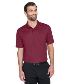CrownLux Performance‚Ñ¢ Men's Plaited Polo - GRAPHITE - 2XL (Color: Burgundy, size: 2XL)