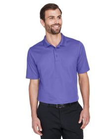 CrownLux Performance‚Ñ¢ Men's Plaited Polo - GRAPHITE - 2XL (Color: GRAPE, size: 2XL)