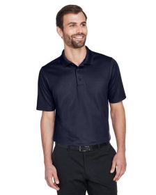 CrownLux Performance‚Ñ¢ Men's Plaited Polo - GRAPHITE - 2XL (Color: Navy, size: M)