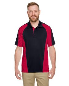 Men's Advantage Snag Protection Plus IL Colorblock Polo - BLK/ RED/ D CHRC - S (Color: BLK/ RED/ D CHRC, size: 4XL)