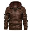 Faux Leather Biker Jacket | Leather Motorcycle Jacket | Leather Coats