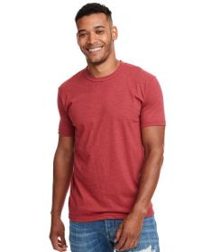 Unisex CVC Crewneck T-Shirt - WHITE - 5XL (Color: CARDINAL, size: 3XL)