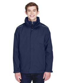 CORE365 88205 Men's Region 3-in-1 Jacket with Fleece Liner (Color: CLASSIC NAVY, size: 4XL)