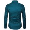 Men Dress Shirt-100% Cotton Casual Long Sleeve Shirt-Regular Fit Button Down Point Collar Shirt