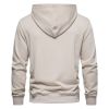 Men's Hoodie Sweatshirt Hooded Casual Long Sleeve Drawstring Lace Up Pullover Hoodies with Pocket