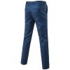 Mens Classic Slim Fit Stretch Flat Front Slacks Dress Pants