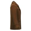 Men's Detachable Scarf Collar Slim Warm Wool Blend Overcoat