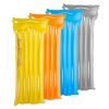 Inflatable Pool Float Raft Foldable Float Lounge Chair Swimming Pool Water Mat with Pillow Air Mat Mattress