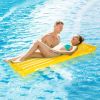 Inflatable Pool Float Raft Foldable Float Lounge Chair Swimming Pool Water Mat with Pillow Air Mat Mattress