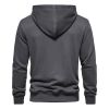 Men's Hoodie Sweatshirt Hooded Casual Long Sleeve Drawstring Lace Up Pullover Hoodies with Pocket