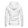 Mens Hooded Sweatshirt Casual Long Sleeve Drawstring Waffle Knit Pullover Hoodies
