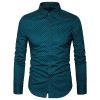 Men Dress Shirt-100% Cotton Casual Long Sleeve Shirt-Regular Fit Button Down Point Collar Shirt